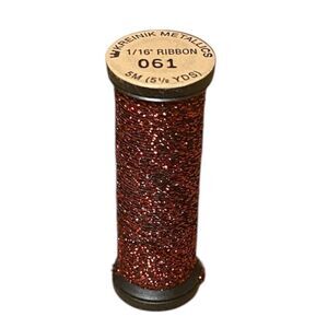 Kreinik 1/16" Metallic Ribbon - 5m - 061 Ruby
